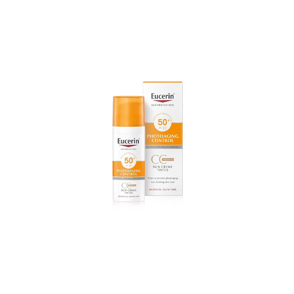 EUCERIN ECRAN SUN CREME VISAGE TEINTE CC MEDUIM 50+ 5