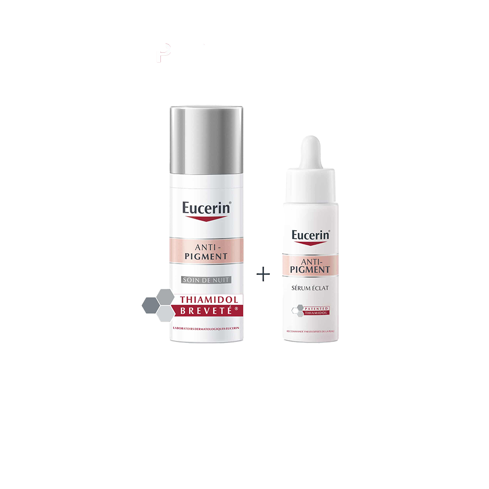 EUCERIN ANTI PIGMENT NUIT + SERUM ECLAT PACK-50%